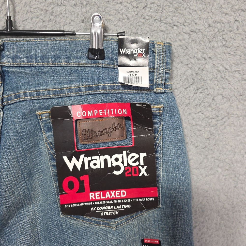 Wrangler 20X Mens Relaxed Fit 32x34 01 Competition Style# 101MACBA NWT - Picture 4 of 5